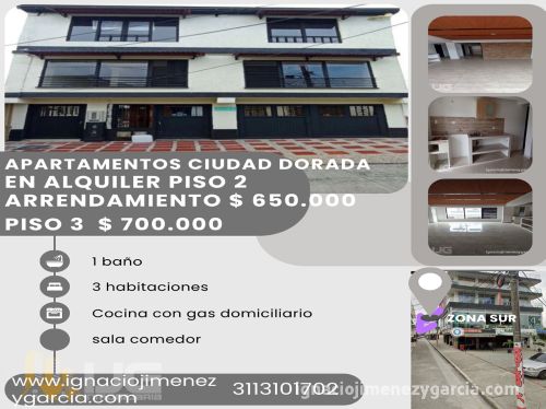Barrio Ciudad Dorada manzana 12 casa 17 piso 2